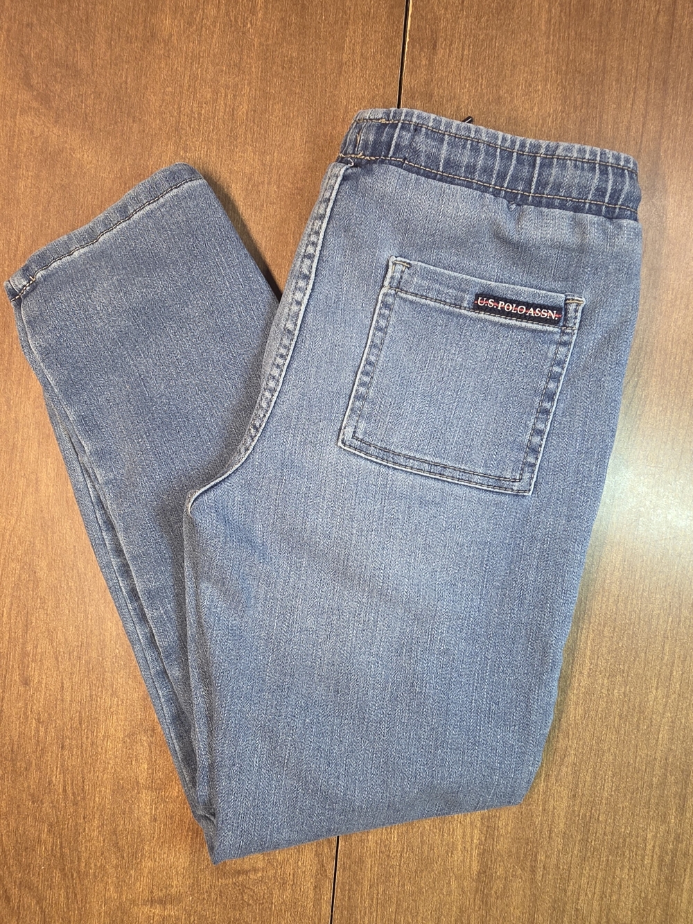 U.S. Polo Assn. Boys' Light Blue Denim Jeans